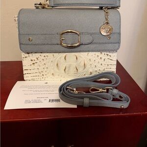 Brahmin Snow Linden Small Hallie